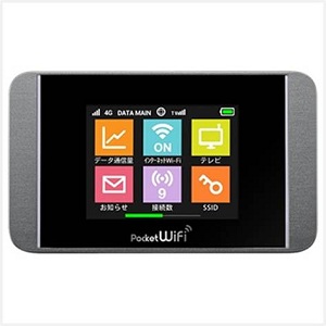 Pocket WiFi 304HW ダークシルバーの画像