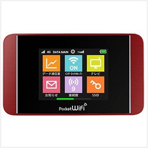 Pocket WiFi 304HW レッドの画像