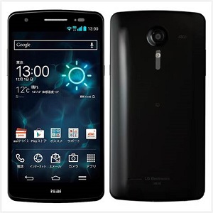 isai LGL22 ブラックの画像