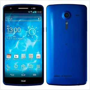 isai LGL22 ブルーの画像