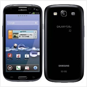 GALAXY S Ⅲ α SC-03E Sapphire Blackの画像
