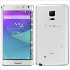 GALAXY Note Edge SCL24 フロストホワイトの画像