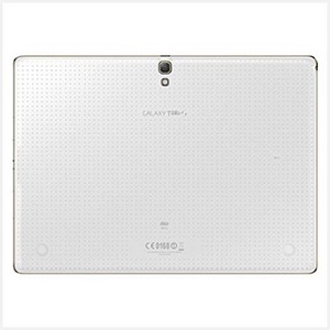 GALAXY Tab S SCT21 Dazzling Whiteの裏面の画像