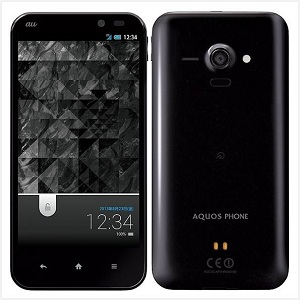 AQUOS PHONE SERIE SHL22 ブラックの画像