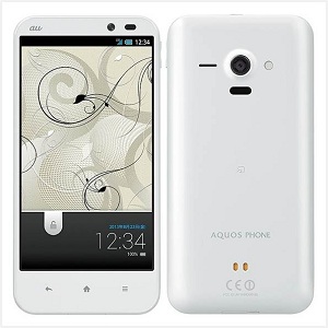 AQUOS PHONE SERIE SHL22 ホワイトの画像