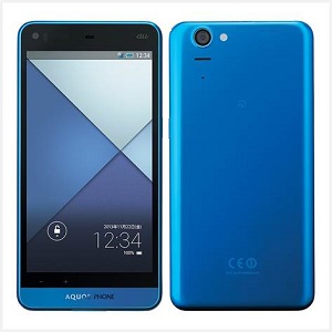 AQUOS PHONE SERIE SHL23 ブルーの画像