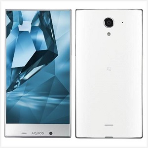 AQUOS CRYSTAL X 402SH ホワイトの画像
