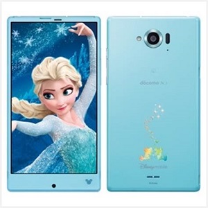 Disney Mobile on docomo SH-02G Ice Blueの画像