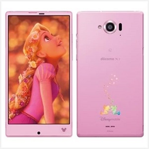 Disney Mobile on docomo SH-02G Light Pinkの画像