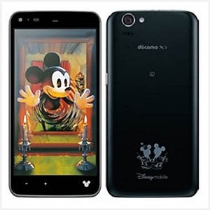Disney Mobile on docomo SH-05F Silky Black̉摜