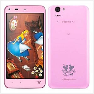 Disney Mobile on docomo SH-05F Silky Pink̉摜