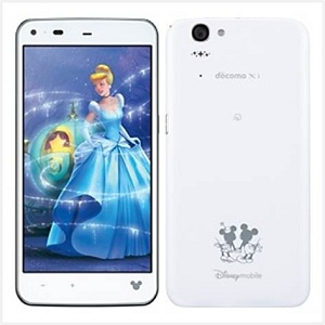 Disney Mobile on docomo SH-05F Silky Whitẻ摜