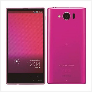 AQUOS PHONE SERIE mini SHL24 ピンクの画像