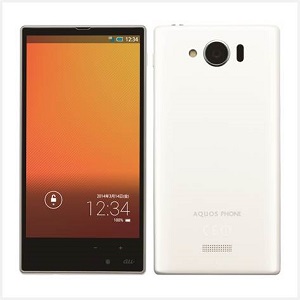 AQUOS PHONE SERIE mini SHL24 ホワイトの画像