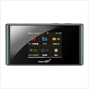 Pocket WiFi 303ZT ラピスブラックの画像